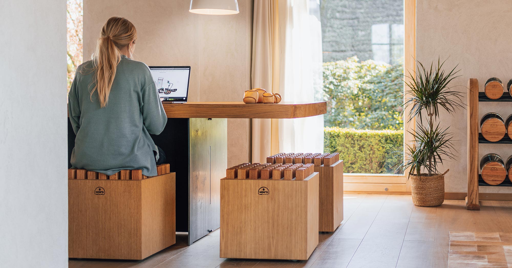 NOHRD HedgeHock – ergonomisk designkrakk for aktiv sitting