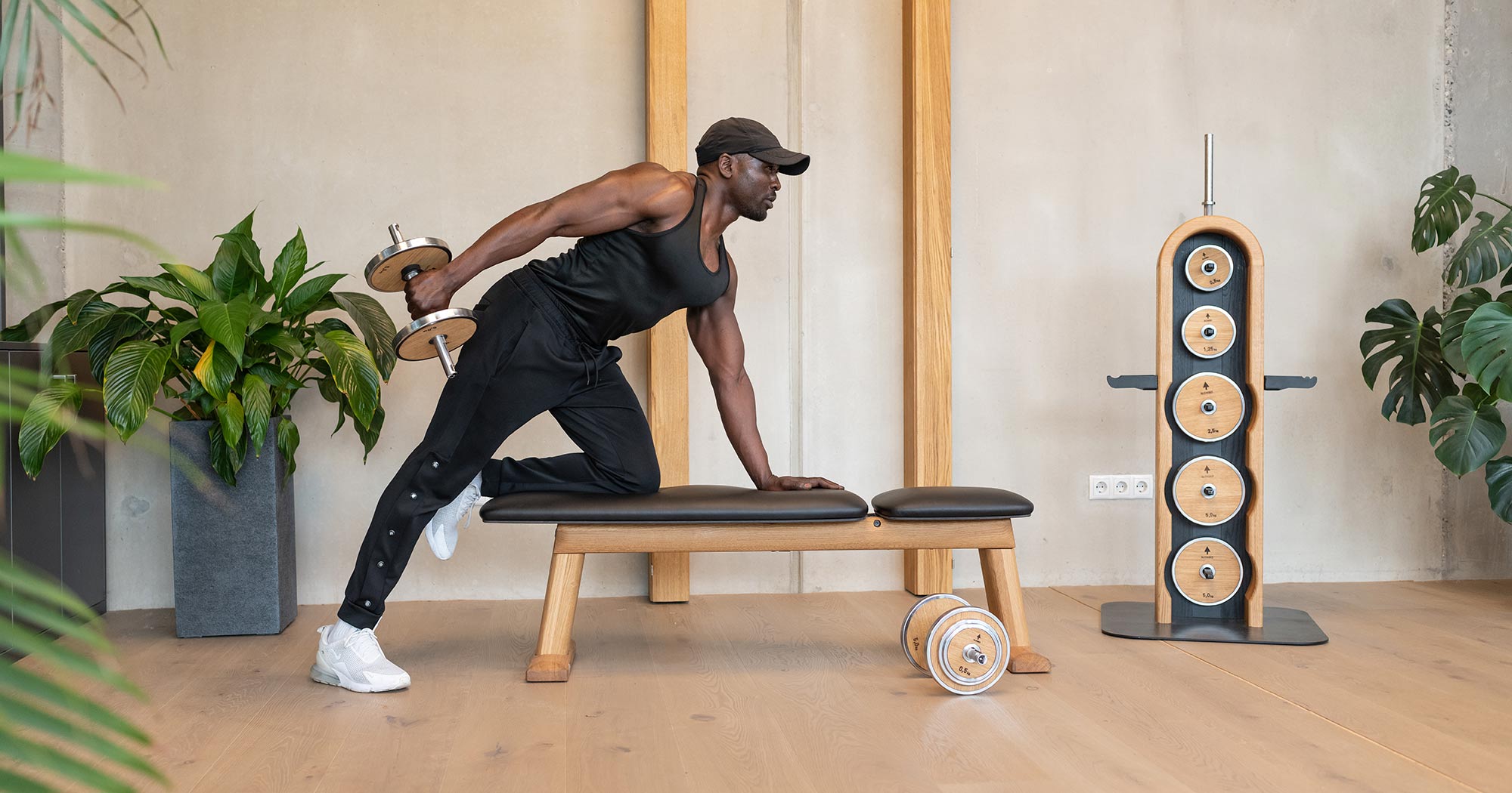 NOHRD WeightPlate Tower – stilren oppbevaring for vektskiver og stenger