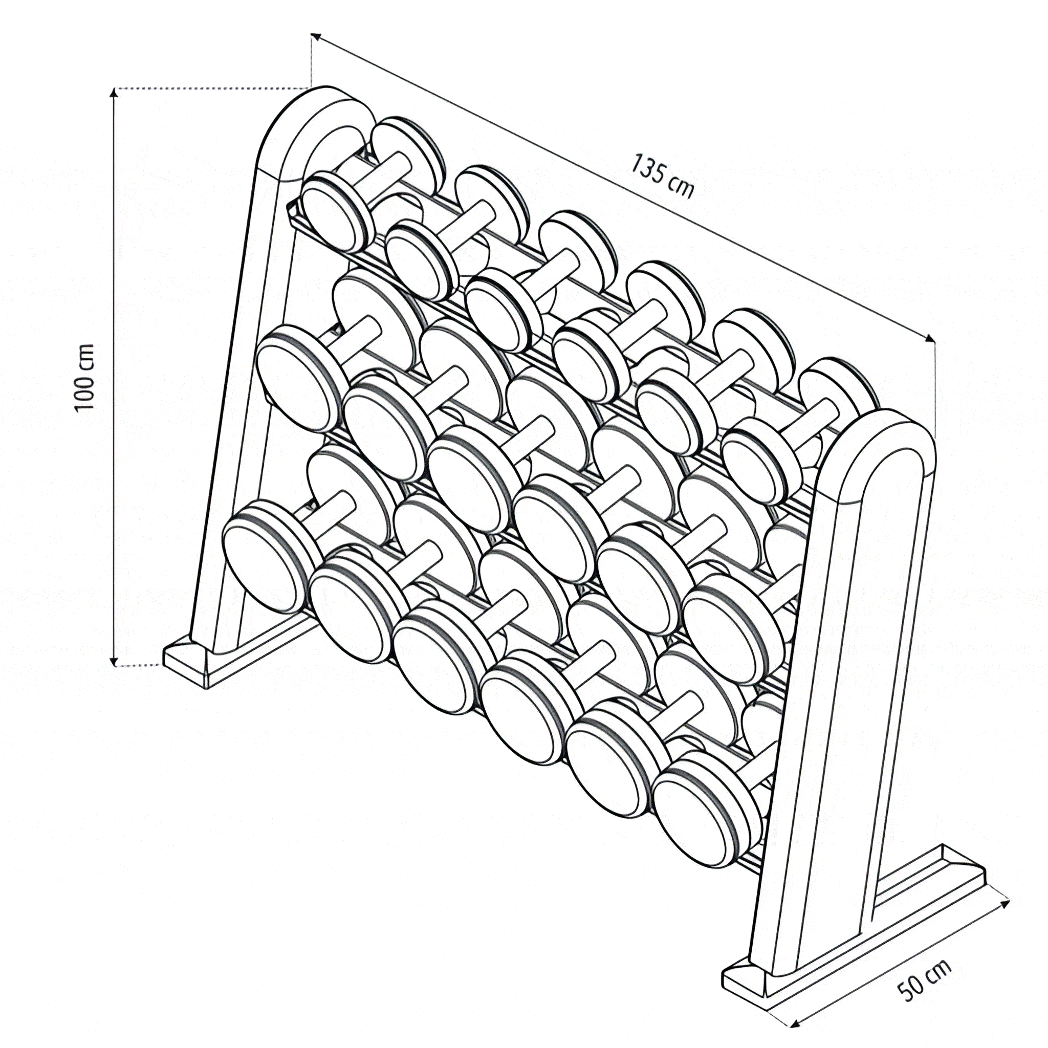 NOHRD DumbBells Set - Woodsport