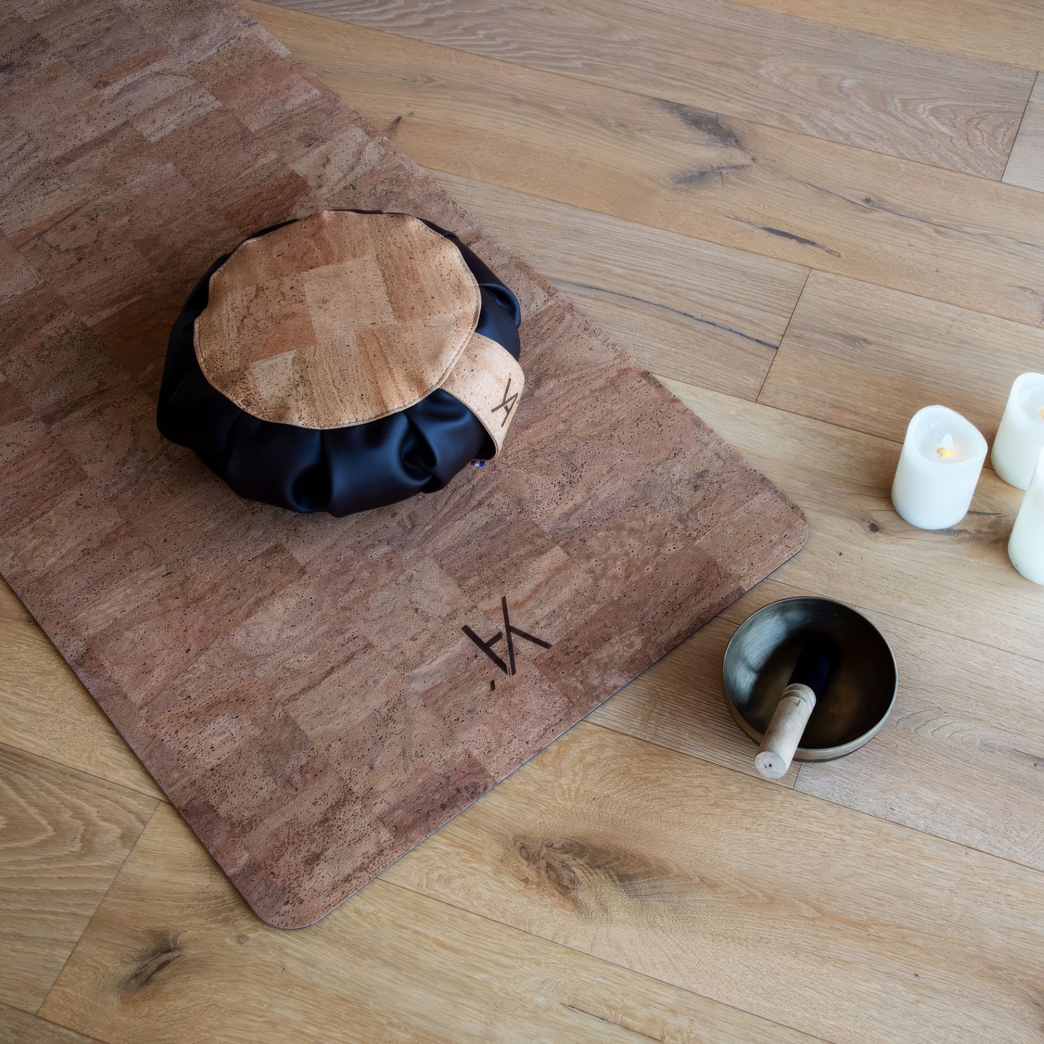 YA'Fu - Meditasjon pute - Brun/Svart - Woodsport